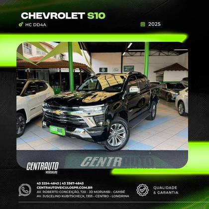 CHEVROLET S10 2.8 16V TURBO DIESEL HIGH COUNTRY CD 4X4 AUTOMÁTICO